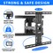 Mount Factory Heavy-Duty Full Motion TV Wall Mount - Articulating Swivel Bracket Fits Flat Screen Televisions from 42" to 70" (VESA 400 x 600 Compatible) - Tilt Swing Out Arm with 10' HDMI Cable